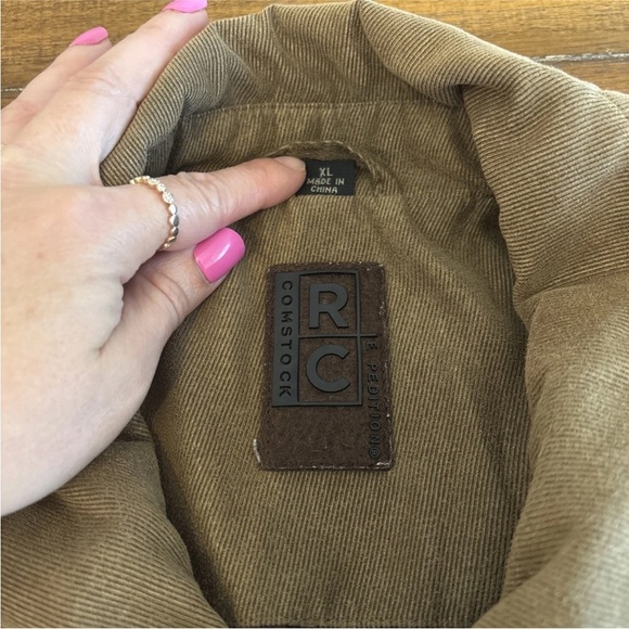 VTG RC Comstock Expedition Jacket Pin Wheel Corduroy Men's XL Outdoor - Picture 8 of 10